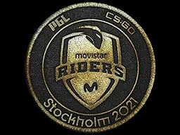 Patch | Movistar Riders (Gold) | Stockholm 2021