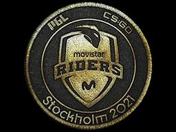 Patch | Movistar Riders (Gold) | Stockholm 2021 - CS2 Skin Prices