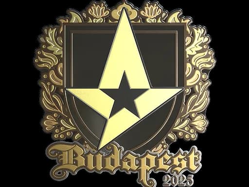 Sticker | Astralis (Gold) | Budapest 2025