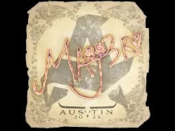 Sticker | MAJ3R | Austin 2025