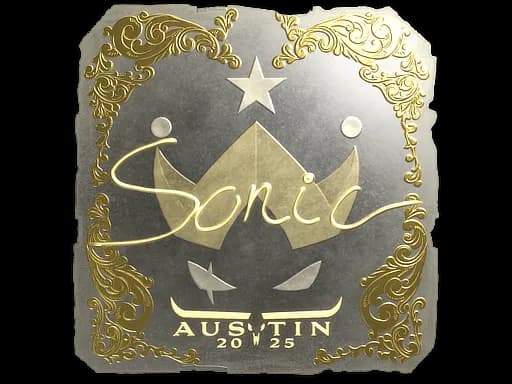 Sticker | Sonic (Gold) | Austin 2025