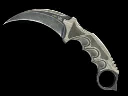 ★ Karambit | Black Laminate (Well-Worn)