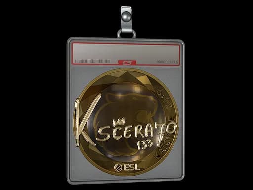 Sticker Slab | KSCERATO (Gold) | Katowice 2019