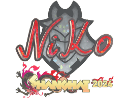 Sticker | NiKo (Glitter) | Shanghai 2024