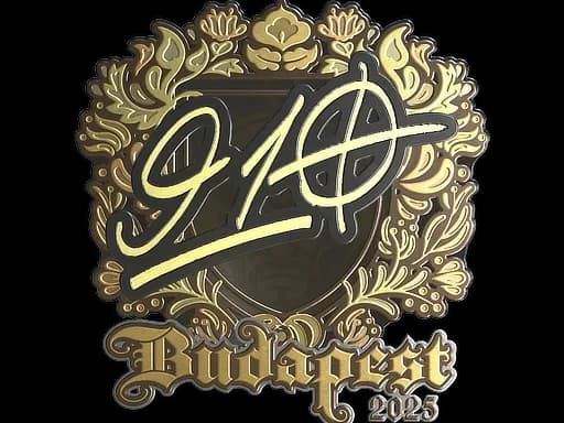 Sticker | 910 (Gold) | Budapest 2025