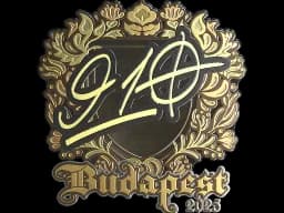 Sticker | 910 (Gold) | Budapest 2025