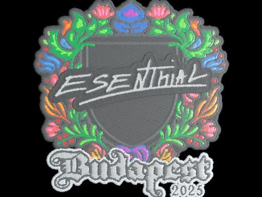 Sticker | esenthial (Embroidered) | Budapest 2025