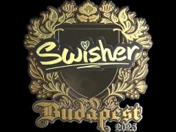 Sticker | Swisher (Gold) | Budapest 2025