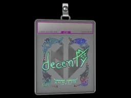 Sticker Slab | decenty (Holo) | Austin 2025