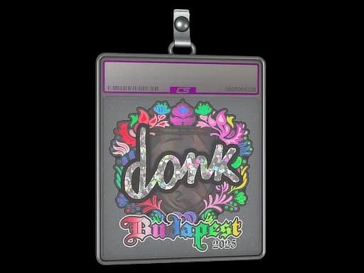 Sticker Slab | donk (Holo) | Budapest 2025