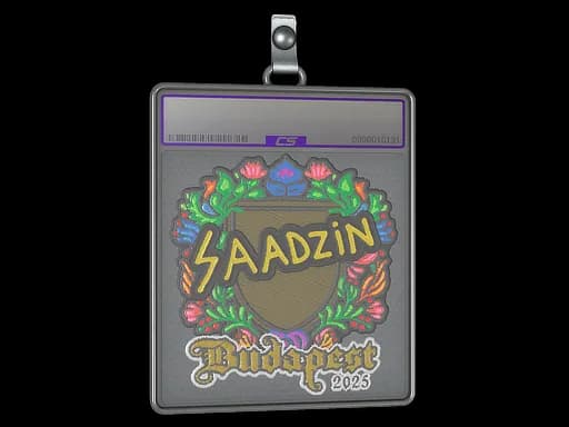 Sticker Slab | saadzin (Embroidered) | Budapest 2025
