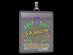 Sticker Slab | saadzin (Embroidered) | Budapest 2025