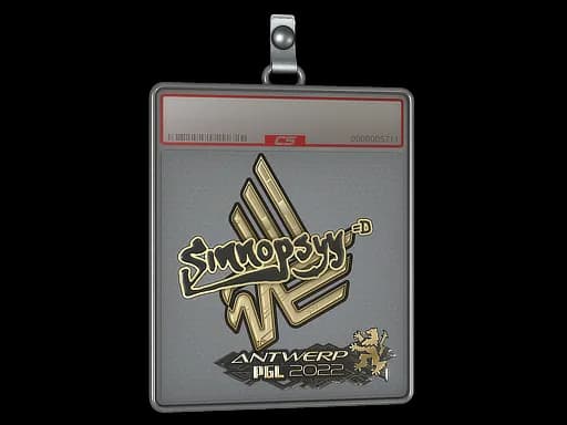 Sticker Slab | sinnopsyy (Gold) | Antwerp 2022