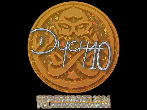 Sticker | Dycha (Glitter) | Copenhagen 2024