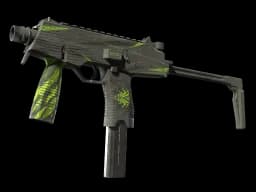 MP9 | Deadly Poison (Battle-Scarred)