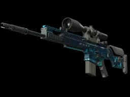 StatTrak™ SCAR-20 | Grotto (Well-Worn)