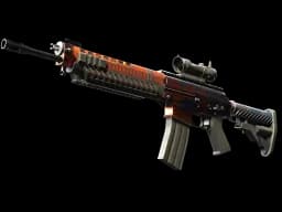 StatTrak™ SG 553 | Danger Close (Factory New)