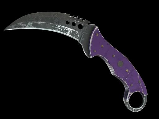 ★ StatTrak™ Talon Knife | Ultraviolet (Battle-Scarred)
