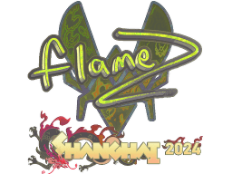 Sticker | FlameZ (Holo) | Shanghai 2024