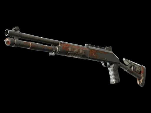 XM1014 | Red Python (Battle-Scarred)