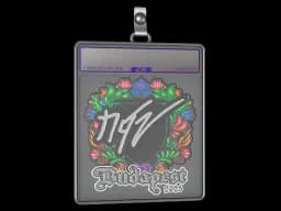 Sticker Slab | NQZ (Embroidered) | Budapest 2025