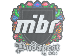 Sticker | MIBR (Embroidered) | Budapest 2025