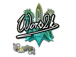 Sticker | Woro2k (Glitter) | Paris 2023