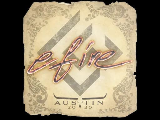Sticker | efire | Austin 2025