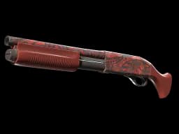 Sawed-Off | Crimson Batik (Well-Worn)