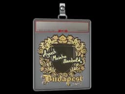 Sticker Slab | mzinho (Gold) | Budapest 2025