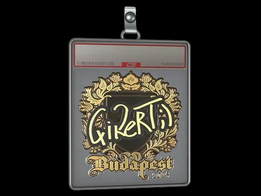 Sticker Slab | qikert (Gold) | Budapest 2025