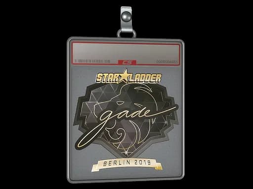 Sticker Slab | gade (Gold) | Berlin 2019