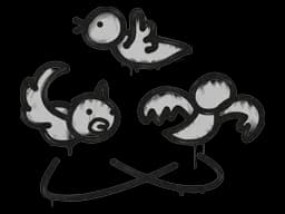 Sealed Graffiti | Dizzy (Shark White)