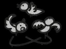 Sealed Graffiti | Dizzy (Shark White)