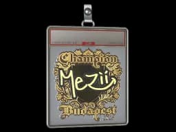 Sticker Slab | mezii (Gold, Champion) | Budapest 2025