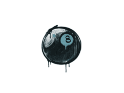 Sealed Graffiti | 8-Ball (Wire Blue)