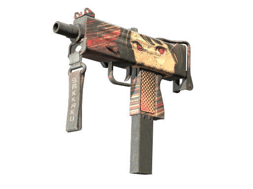 StatTrak™ MAC-10 | Sakkaku (Battle-Scarred)
