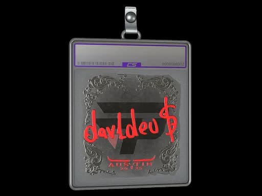 Sticker Slab | dav1deuS (Foil) | Austin 2025