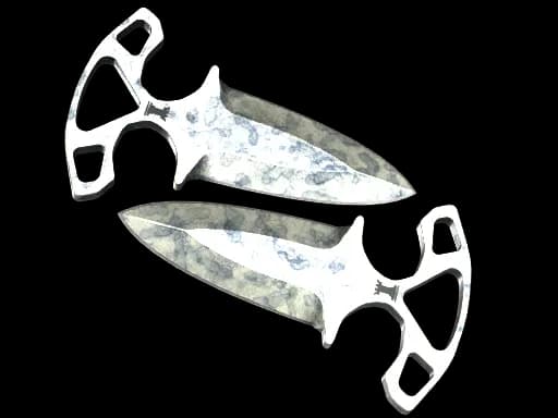 ★ StatTrak™ Shadow Daggers | Stained (Battle-Scarred)