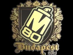 Sticker | M80 (Gold) | Budapest 2025
