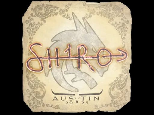 Sticker | sh1ro | Austin 2025