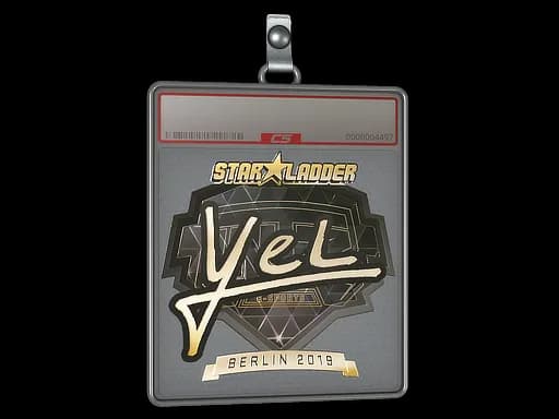 Sticker Slab | yel (Gold) | Berlin 2019