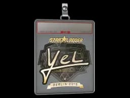 Sticker Slab | yel (Gold) | Berlin 2019