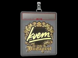 Sticker Slab | Kvem (Gold) | Budapest 2025