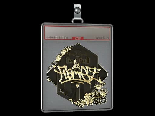 Sticker Slab | FlameZ (Gold) | Rio 2022