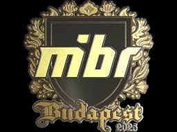 Sticker | MIBR (Gold) | Budapest 2025
