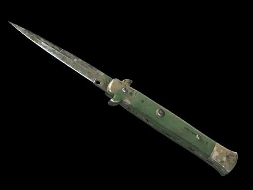 ★ StatTrak™ Stiletto Knife | Forest DDPAT (Battle-Scarred)