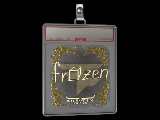 Sticker Slab | frozen (Gold) | Austin 2025