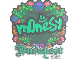 Sticker | m0NESY (Embroidered) | Budapest 2025