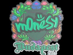 Sticker | m0NESY (Embroidered) | Budapest 2025
